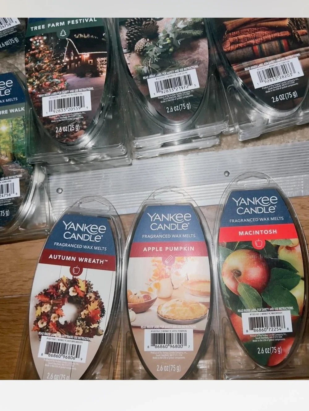 Yankee candle large bundle of new wax melts fall scents